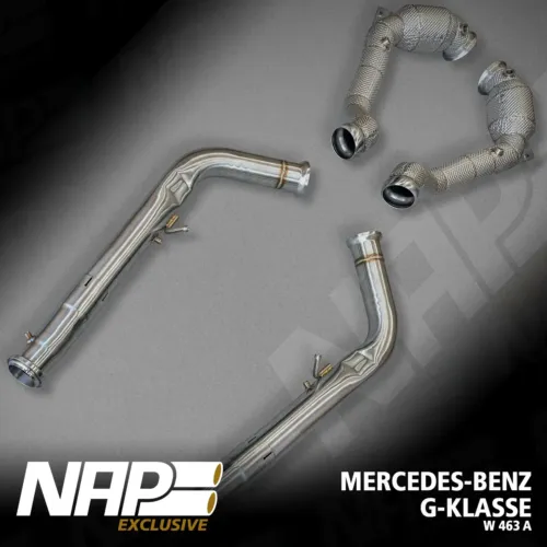 NAP Exclusive Mercedes Benz G Klasse G500 AMG G63 Downpipe 1