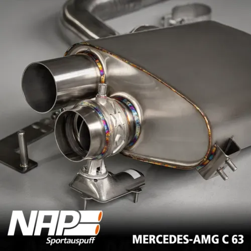 NAP Klappenauspuff Mercedes AMG C63 27581