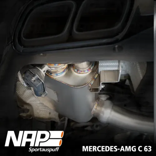 NAP Klappenauspuff Mercedes AMG C63 7326