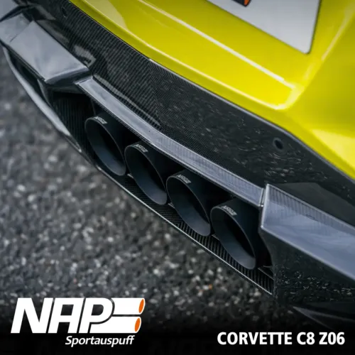 NAP Sportaupuff Corvette C8 Z06 Quad 3222