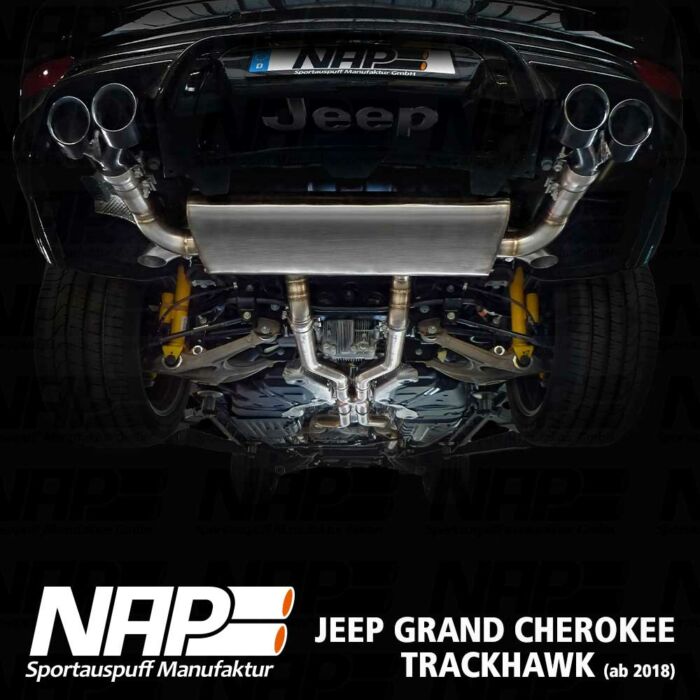 NAP Klappenauspuff Jeep Grand Cherokee Trackhawk (2018)