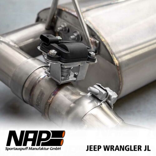 NAP Sportaupuff Jeep Wrangler JL klappe