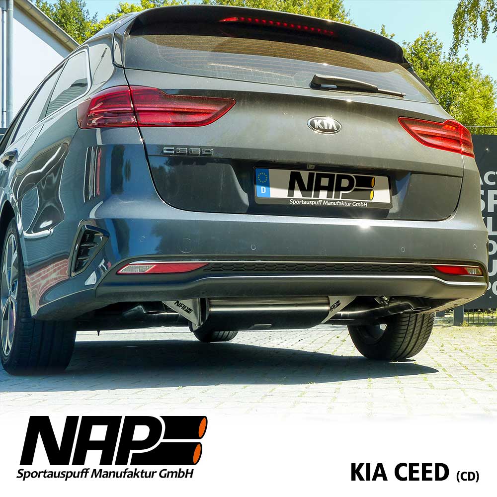 NAP Klappenauspuff Kia Ceed 1.0/1.4 T-GDi (CD/2018-2019)