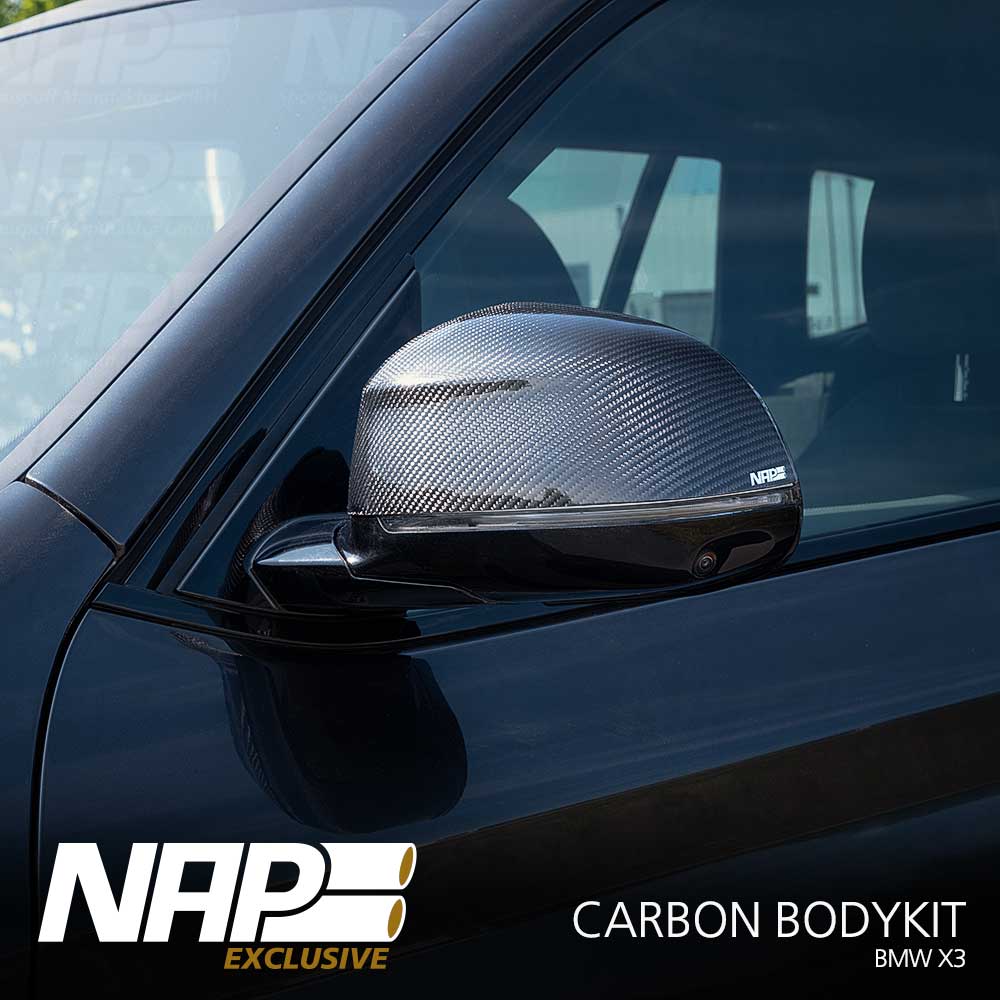 NAP Exclusive BMW X3, X4 Carbon Bodykit Seitenschweller