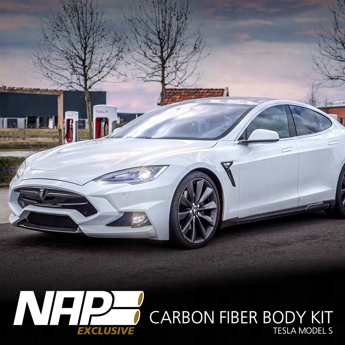 NAP Exclusive Tesla Model S Carbon Body Kit